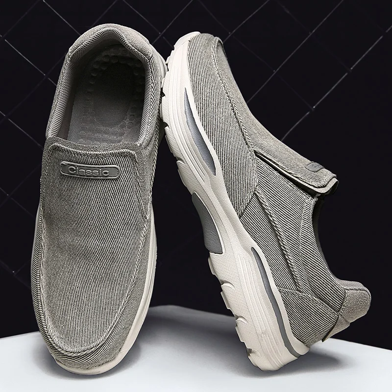 Men's Casual Shoes Canvas Breathable Loafers Male Comfortable Outdoor Walking Shoes Classic Loafers Sneakers
Men's Casual Shoes Canvas Breathable Loafers Male Comfortable Outdoor Walking Shoes Classic Loafers Sneakers