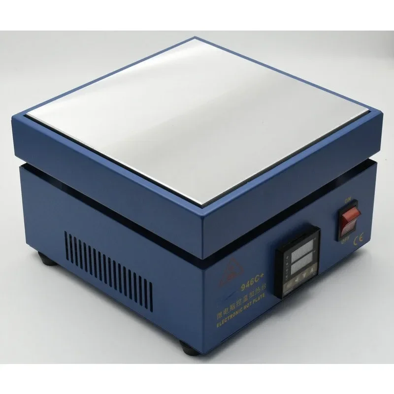 850W 946C Electronic Hot Plate Preheat Digital Preheating Station 200x200mm for PCB SMD Heating Led Lamp Desoldering 110V/220V
850W 946C Electronic Hot Plate Preheat Digital Preheating Station 200x200mm for PCB SMD Heating Led Lamp Desoldering 110V/220V