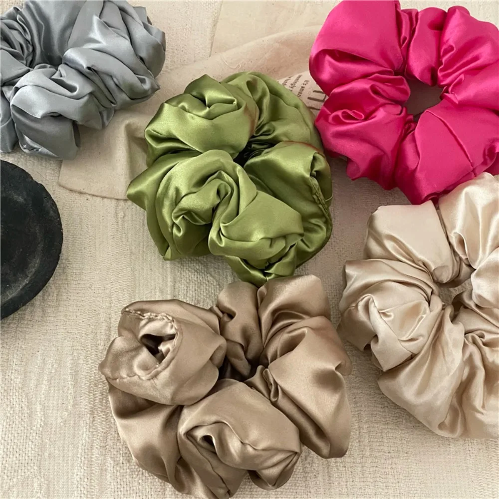 Solid Color Women Hair Scrunchies Elegant Elastic Extra Large Satin Silk Hair Ring Hair Accessories Elastic Hair Bands Women
Solid Color Women Hair Scrunchies Elegant Elastic Extra Large Satin Silk Hair Ring Hair Accessories Elastic Hair Bands Women