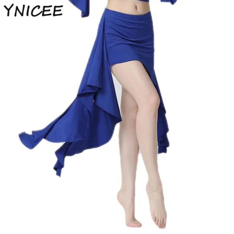 

2023 Adult Spilt Side Belly Dancing Skirt Women Professional Bellydance Lesson Wear Dance Performance Practice Dress Dancerwear