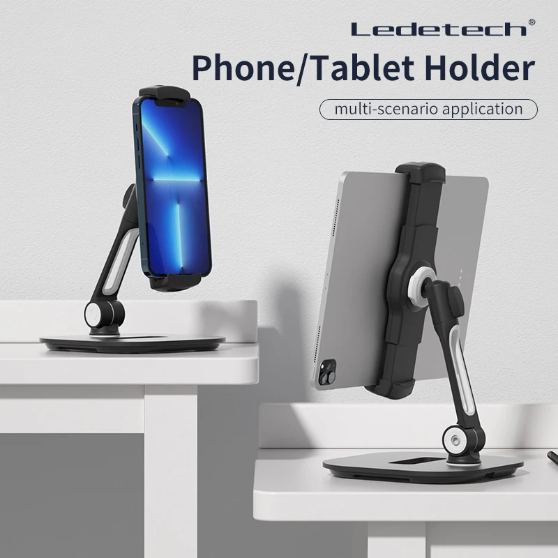 Ledetech Desktop Phone Tablet Stand Adjustable Phone Holder Bedside Flexible Support Stand Foldable and Multi-Function Holder
Ledetech Desktop Phone Tablet Stand Adjustable Phone Holder Bedside Flexible Support Stand Foldable and Multi-Function Holder