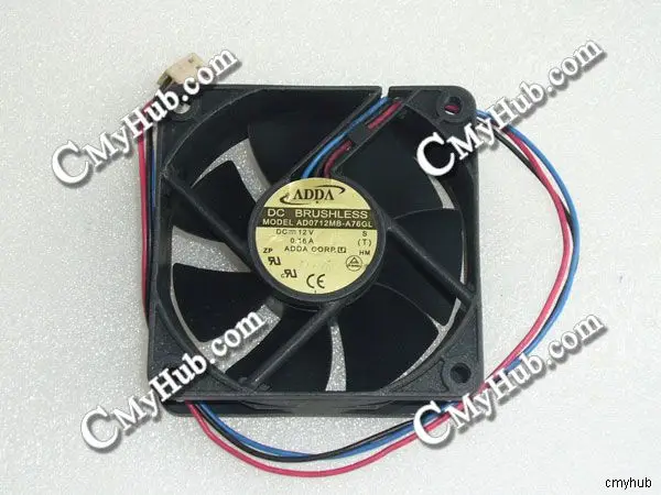 Для ADDA AD0712MB-A76GL 12 В постоянного тока 7025 A 7 см 70 мм 70x70x25 мм 3pin охлаждающий вентилятор Φ AD0712MB A76GL
Для ADDA AD0712MB-A76GL 12 В постоянного тока 7025 A 7 см 70 мм 70x70x25 мм 3pin охлаждающий вентилятор Φ AD0712MB A76GL