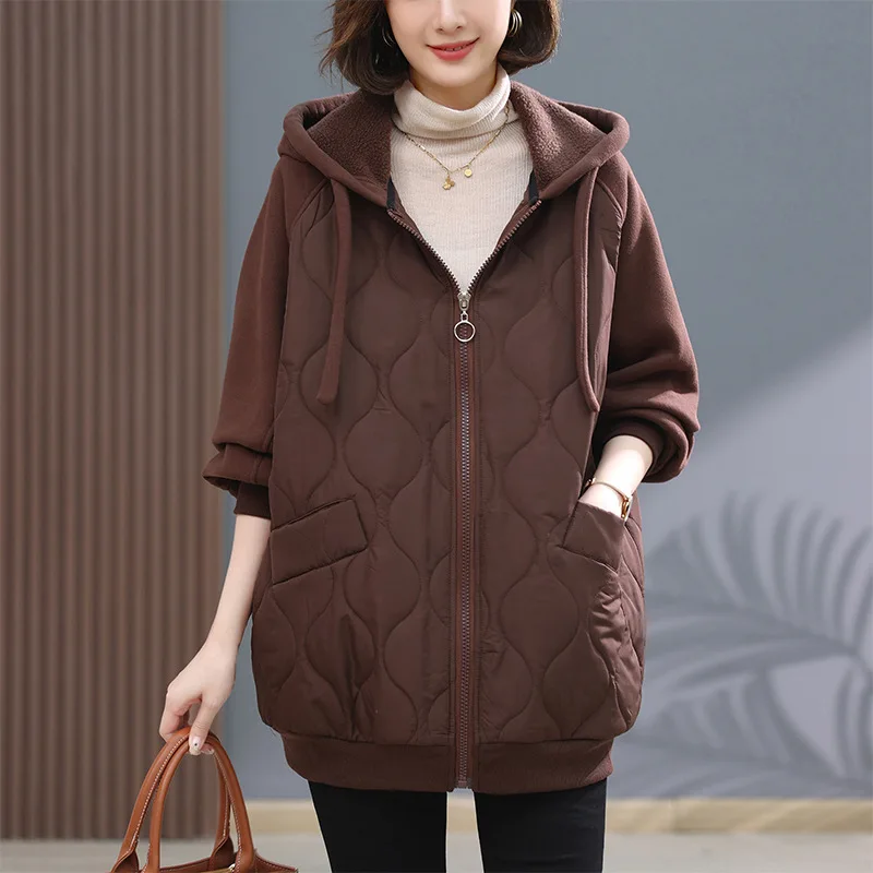 2023 Elegant Fashion Women Jacket Black Brown Hooded Collar Warm Winter Coat Windproof Outdoor Female Casual Parkas
2023 Elegant Fashion Women Jacket Black Brown Hooded Collar Warm Winter Coat Windproof Outdoor Female Casual Parkas