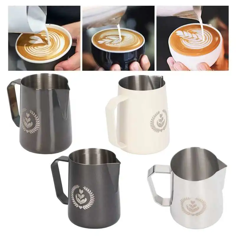 600ml Coffee Milk Frothing Jug Food Grade Stainless Steel Milk Frother Cup Eagle Spout Milk Frothing Jug
600ml Coffee Milk Frothing Jug Food Grade Stainless Steel Milk Frother Cup Eagle Spout Milk Frothing Jug