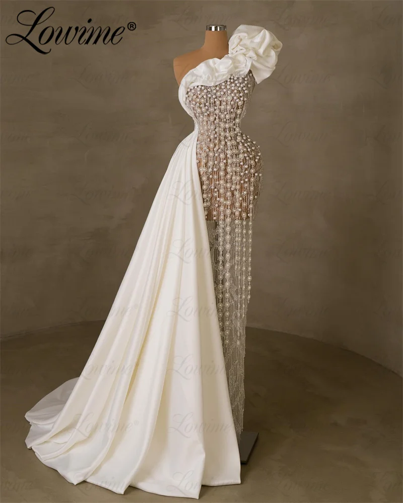 See Through Full Pearl Evening Dresses Beading Tassel One Shoulder Ruffles Mermaid Long Celebrity Dress Party Gowns Prom Dresses
See Through Full Pearl Evening Dresses Beading Tassel One Shoulder Ruffles Mermaid Long Celebrity Dress Party Gowns Prom Dresses