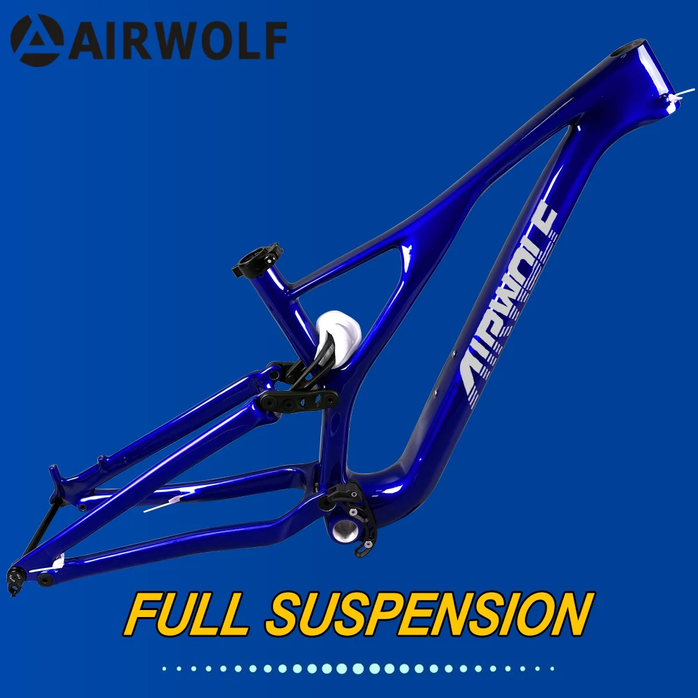 Airwolf 29ER Carbon Suspension MTB Frame BSA Mountain Frame Travel 142MM 148*12MM Boost Metallic Colors XC Frame
Airwolf 29ER Carbon Suspension MTB Frame BSA Mountain Frame Travel 142MM 148*12MM Boost Metallic Colors XC Frame