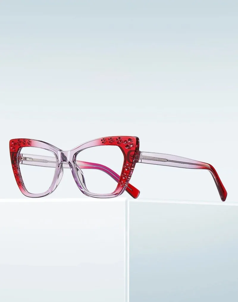 

Очки для чтения женские с градиентом, брендовые очки для чтения по рецепту, при близорукости, дальнозоркости, дальнозоркости, с защитой от синего света, оптические оправы