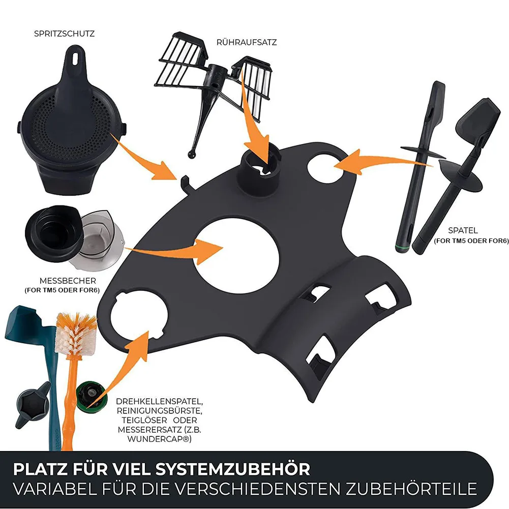 Organize Holder Organize Rack For Household Kitchen 1pcs 23x15.3x2.3cm 9.0x6.0x0.9inch Black For Thermomix TM5 TM6
Organize Holder Organize Rack For Household Kitchen 1pcs 23x15.3x2.3cm 9.0x6.0x0.9inch Black For Thermomix TM5 TM6