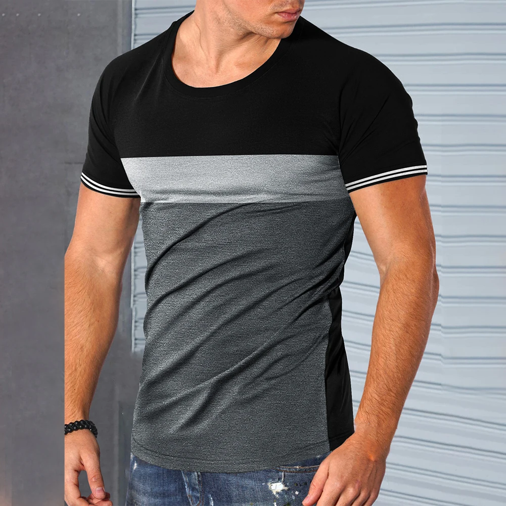 Top T Shirt Daily Holiday Colorblock Comfortable Men O Neck Short Sleeve Slight Stretch Spring Summer T-Shirts
Top T Shirt Daily Holiday Colorblock Comfortable Men O Neck Short Sleeve Slight Stretch Spring Summer T-Shirts
