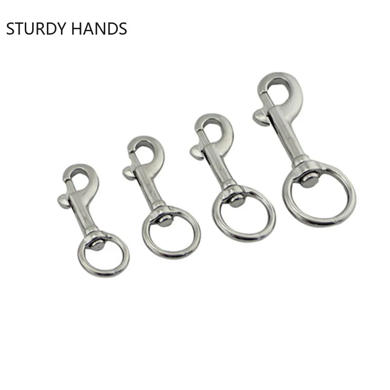 5Pcs/lot Stainless Steel Oval Single End Swivel Eye Bolt Snap Hook for Dog Leash Sucba Diving Outdoor Safety Hardware Tools
5Pcs/lot Stainless Steel Oval Single End Swivel Eye Bolt Snap Hook for Dog Leash Sucba Diving Outdoor Safety Hardware Tools