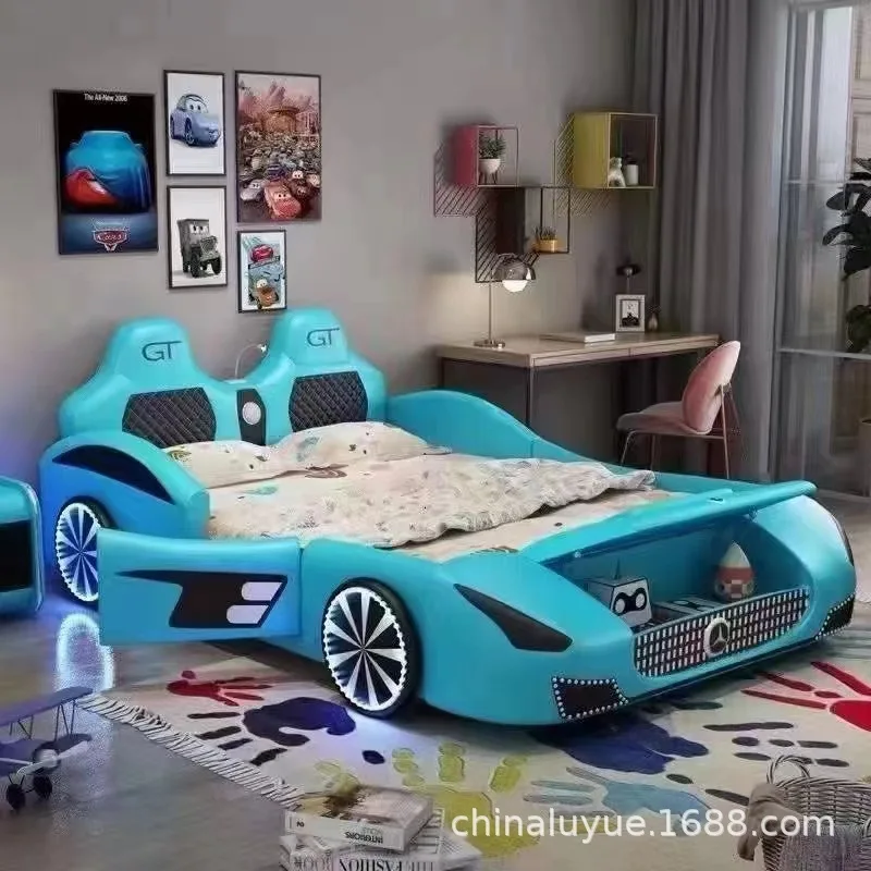 Cartoon Children's Boys Car Multi Color Software Creative Solid Wood Boys Single Team Racing Twin Bed
Cartoon Children's Boys Car Multi Color Software Creative Solid Wood Boys Single Team Racing Twin Bed