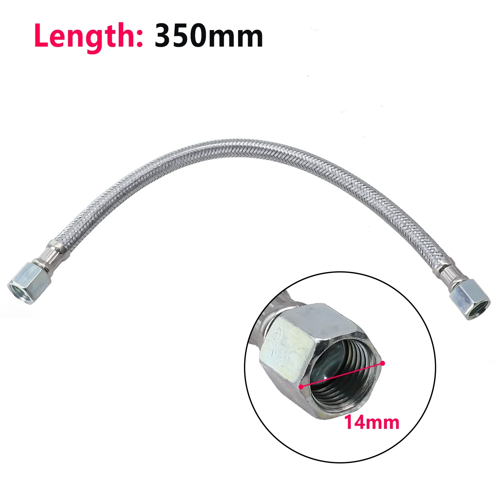 1pc 350mm Air Compressor Flexible Hose Air Pump Check Valve Connecting Pipe Oil-free Machine Stainless Steel Hose Wholesale 
1pc 350mm Air Compressor Flexible Hose Air Pump Check Valve Connecting Pipe Oil-free Machine Stainless Steel Hose Wholesale