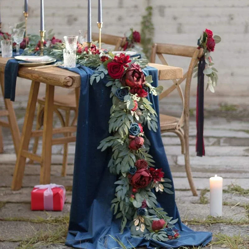 6FT18M Artificial Wedding Eucalyptus Garland Runner Mantle with Rose Flowers Table Centerpiece Boho Wed Bridal Shower Arch Decor
6FT18M Artificial Wedding Eucalyptus Garland Runner Mantle with Rose Flowers Table Centerpiece Boho Wed Bridal Shower Arch Decor