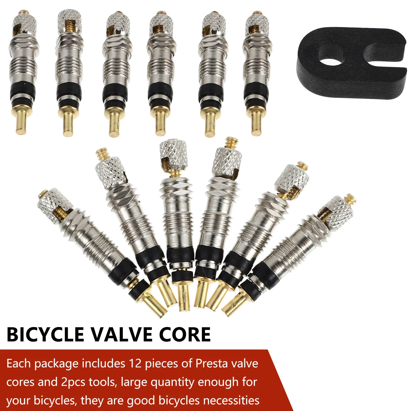 12 Pcs Valve Core Remover Bicycles Stem Detachable Bike Tubeless Alloy Repair Tool
12 Pcs Valve Core Remover Bicycles Stem Detachable Bike Tubeless Alloy Repair Tool