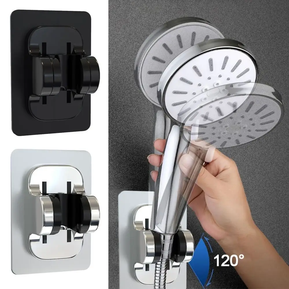 

Self-Adhesive Shower Head Holder Wall Mounted Adjustable Showerhead Bracket Handheld Sprayer Support Bathroom Accessories