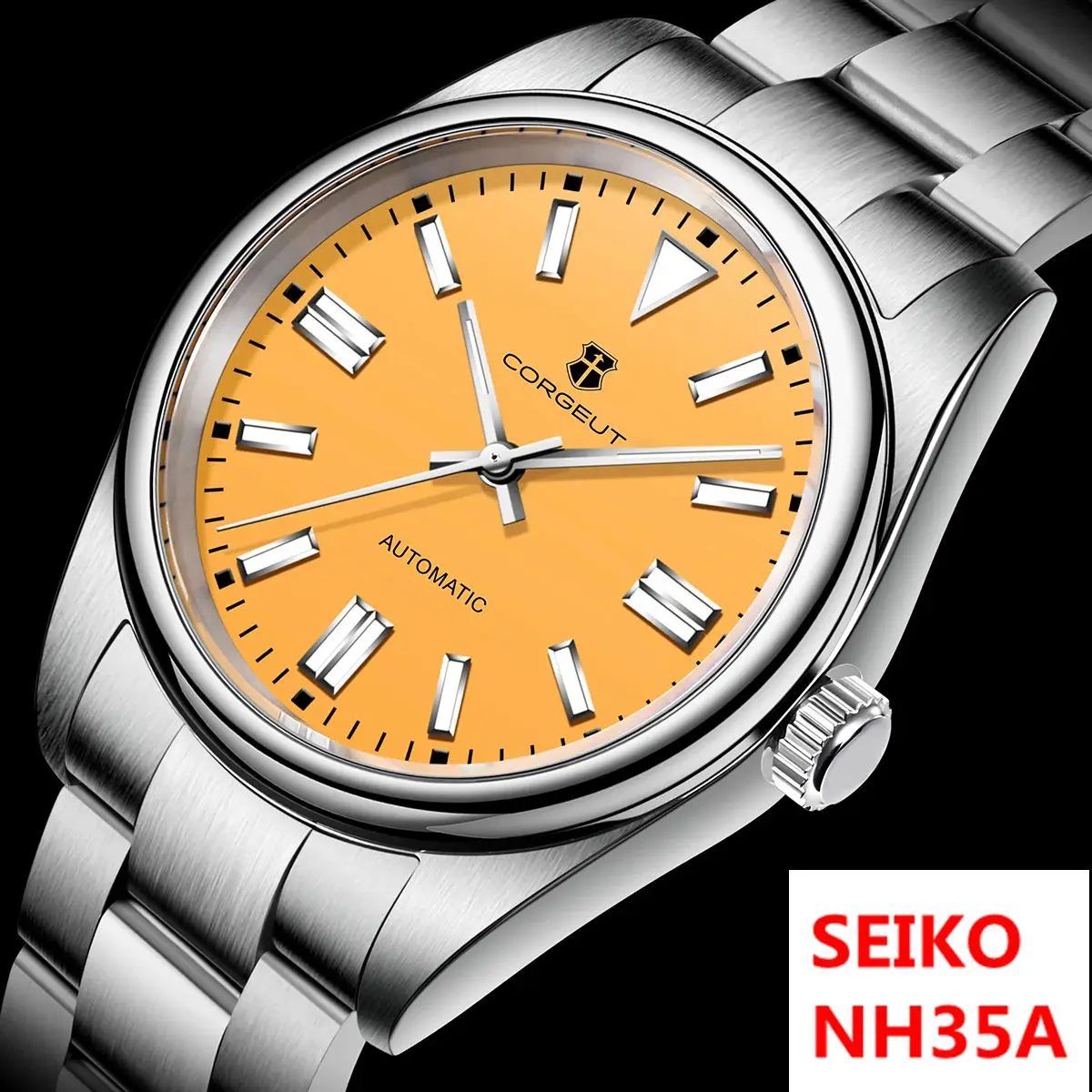 

36MM/39MM Men's Mechanical Watches NH35 Automatic Watch For Men Sapphire Stainless Steel 10Bar Waterproof Luminous Reloj Hombre