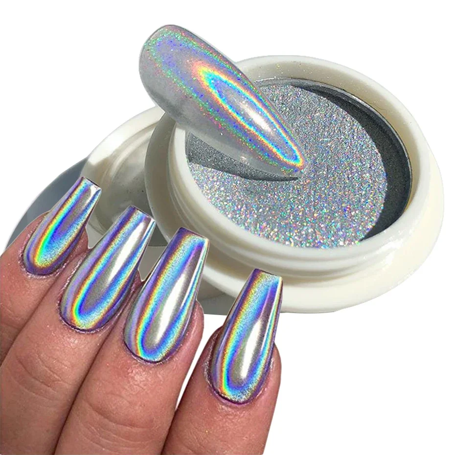 Holographic Nail Powder Chrome Laser Mirror Glitter Design Nail Art Pigment Rub Dust Flakes Decorations Brush Manicure Nail Art
Holographic Nail Powder Chrome Laser Mirror Glitter Design Nail Art Pigment Rub Dust Flakes Decorations Brush Manicure Nail Art