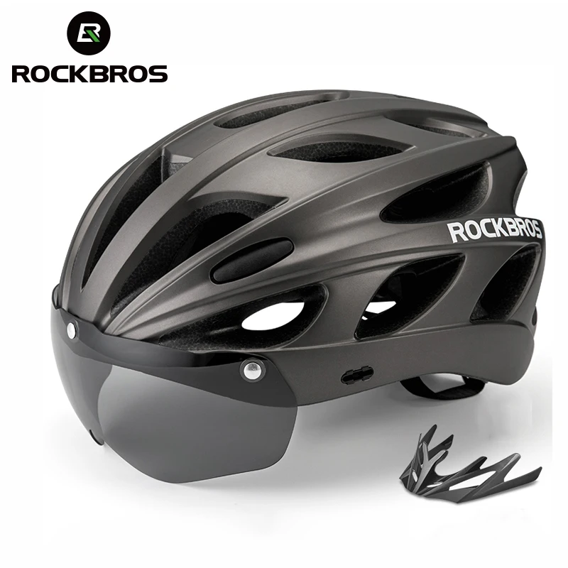 

Велосипедный шлем ROCKBROS, цельнолитой дышащий легкий защитный шлем из пенополистирола для мужчин и женщин, для горных и шоссейных велосипедов