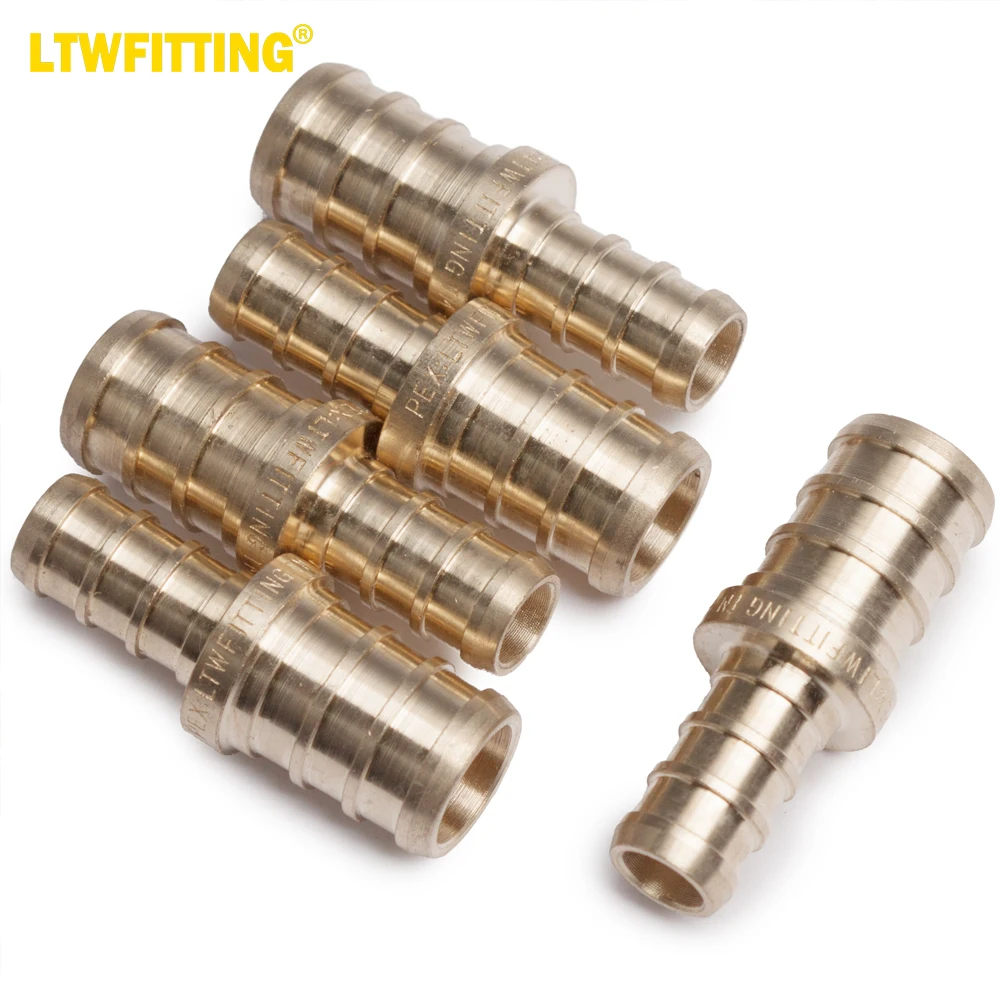 Латунный обжимной фитинг LTWFITTING LF PEX, редукционная муфта из PEX 3/8 дюйма x 1/2 дюйма (комплект из 5 штук)
Латунный обжимной фитинг LTWFITTING LF PEX, редукционная муфта из PEX 3/8 дюйма x 1/2 дюйма (комплект из 5 штук)