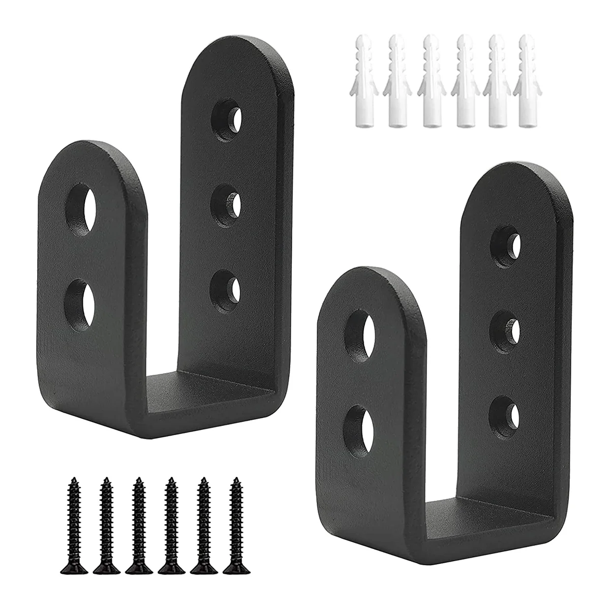 2 Pack Door Barricade U Brackets Open Bar Security Door Brackets for Home,Garage Door Reinforcement Fits 2X4 Boards
2 Pack Door Barricade U Brackets Open Bar Security Door Brackets for Home,Garage Door Reinforcement Fits 2X4 Boards