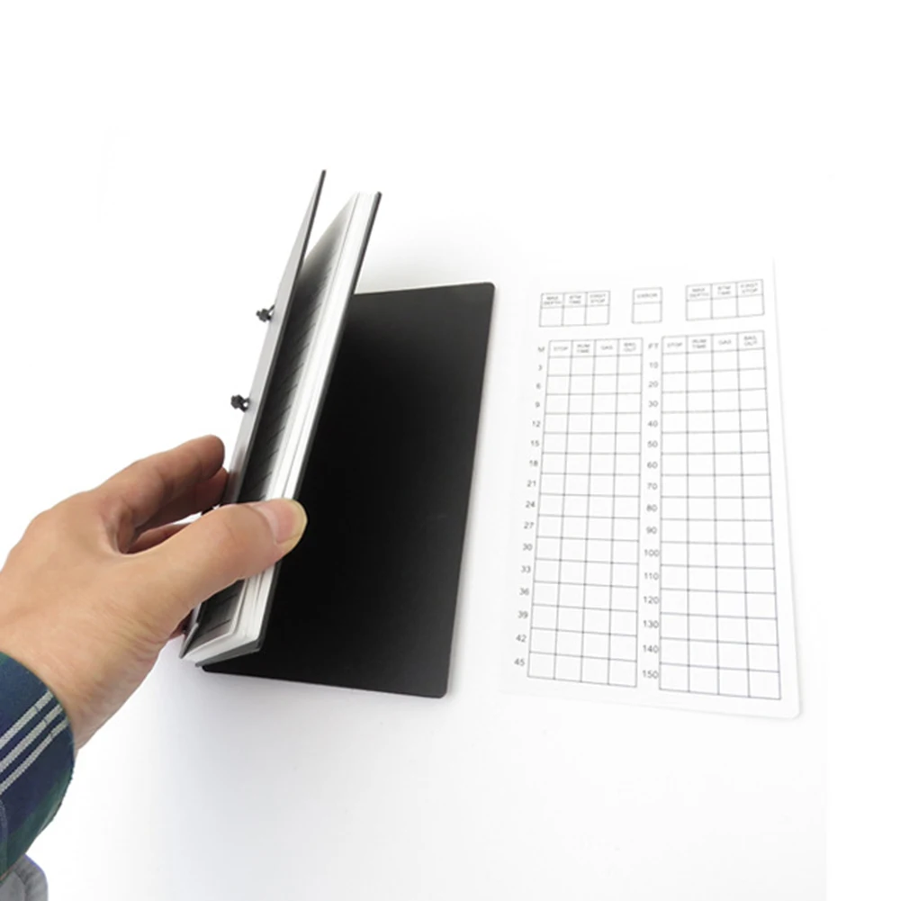 1pc Rewritable Diving Notebook With Pencil Waterproof Underwater Writing Pad Book PP Cover Inner Page Diving Logbook 17.5x17x1cm
1pc Rewritable Diving Notebook With Pencil Waterproof Underwater Writing Pad Book PP Cover Inner Page Diving Logbook 17.5x17x1cm
