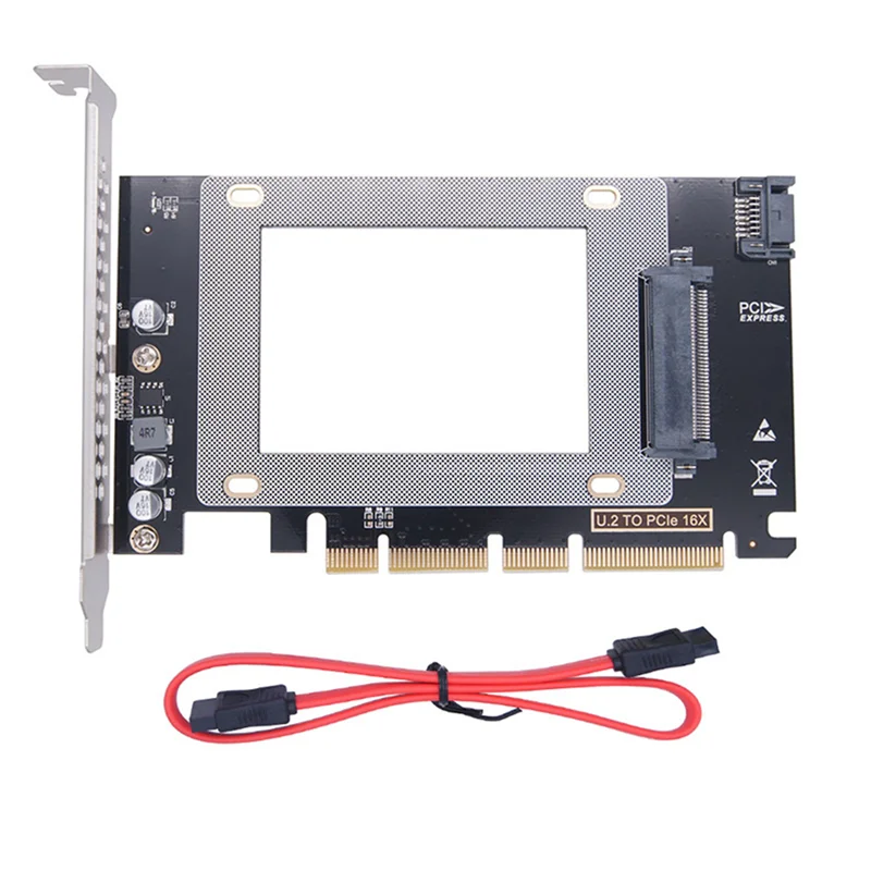 

PCI-E 16X к U.2 карта адаптера PCI-E X16 к однопорту U.2 NVME карта расширения PCI Express к U.2 карта расширения