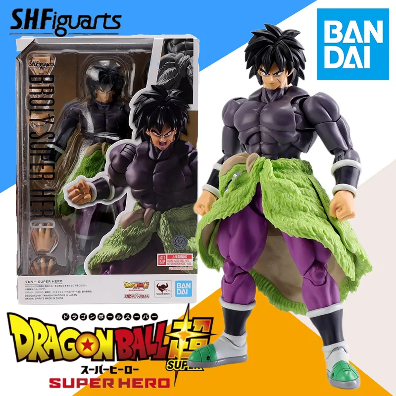Bandai Original Box S.H.Figurats SHF Dragon Ball SUPER HERO BROLY SUPER HERO Anime Action Figure Model Toy Gift for Children
Bandai Original Box S.H.Figurats SHF Dragon Ball SUPER HERO BROLY SUPER HERO Anime Action Figure Model Toy Gift for Children