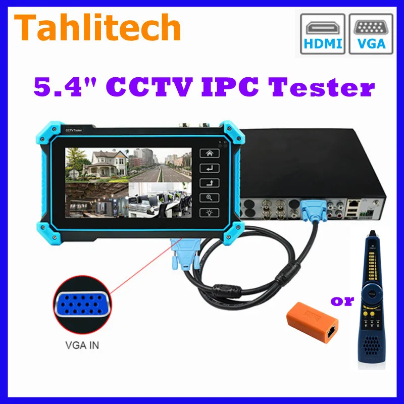 

Tester CCTV Hikvision Dahua Camera Tester Tools 8MP Camera Tester CCTV HD CVI RS485 VGA Input Rj45 camera monitor cctv monitor