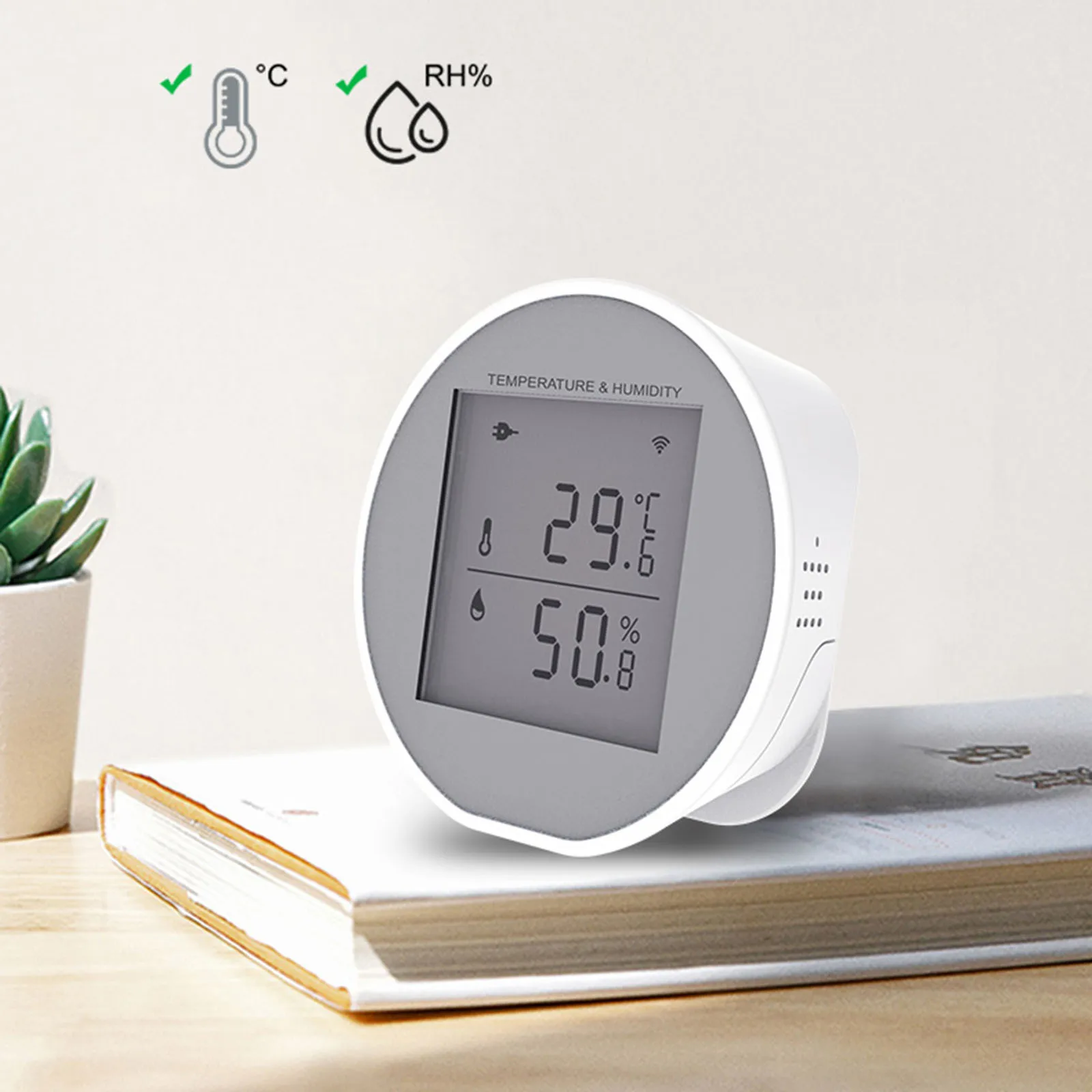1pcs Temperature Humidity Sensor Wall-mounted Household Items For Bedrooms Cloakrooms Warehouses Greenhouses Hatcheries
1pcs Temperature Humidity Sensor Wall-mounted Household Items For Bedrooms Cloakrooms Warehouses Greenhouses Hatcheries