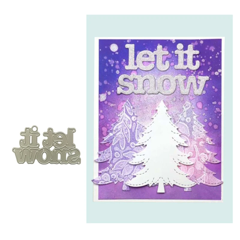 Let It Snow Cutting Dies for DIY Scrapbooking and Card Making Decor Embossing Craft Christmas Die Cut
Let It Snow Cutting Dies for DIY Scrapbooking and Card Making Decor Embossing Craft Christmas Die Cut