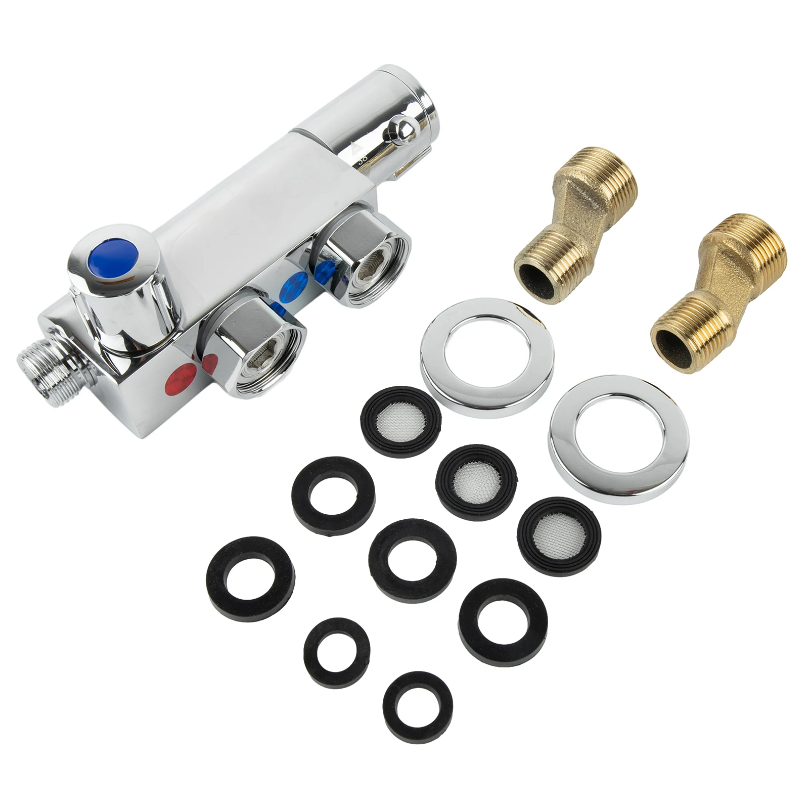 Bath Supplies Shower Mixer Valve 1/2\" Hot Brass Cold Connectors Low Pressure System Shower Mixer Valve Hot Sale
Bath Supplies Shower Mixer Valve 1/2\" Hot Brass Cold Connectors Low Pressure System Shower Mixer Valve Hot Sale