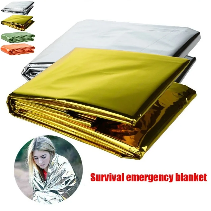 Emergency Thermal Poncho Blanket Lightweight Folding Water Resistant Windproof Sunshade Reusable Portable Camping Mat Pad Cover
Emergency Thermal Poncho Blanket Lightweight Folding Water Resistant Windproof Sunshade Reusable Portable Camping Mat Pad Cover