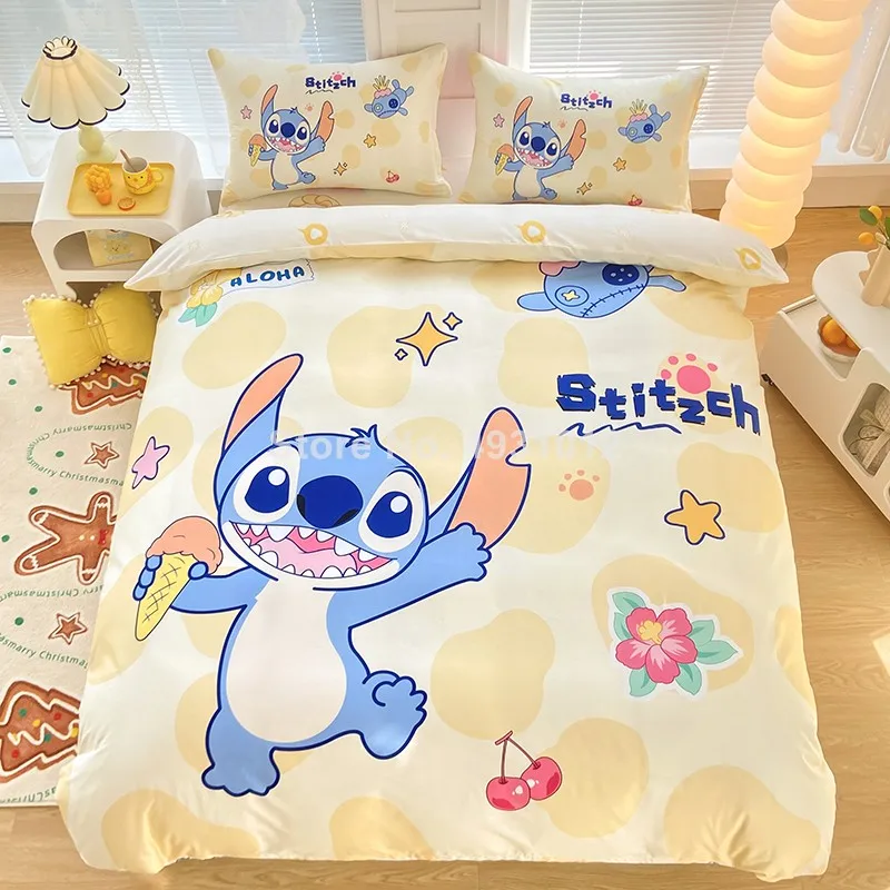 2023 Disney Lilo Stitch Strawberry Bear Bedding Set Cotton Baby Kids Children Home Bedroom Decor Gift Duvet Cover Twin Full Size
2023 Disney Lilo Stitch Strawberry Bear Bedding Set Cotton Baby Kids Children Home Bedroom Decor Gift Duvet Cover Twin Full Size