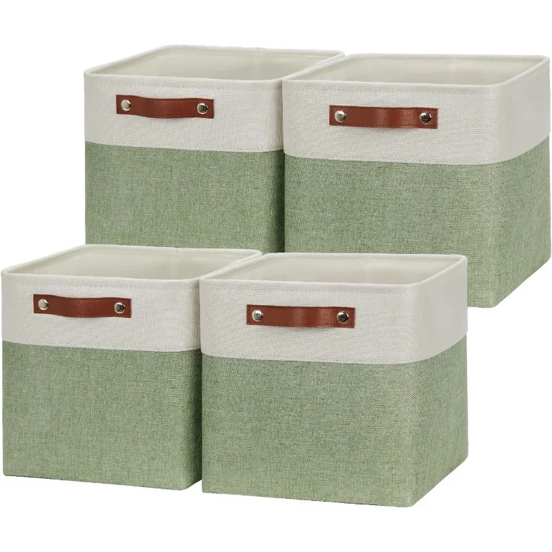 HNZIGE Fabric Cube Storage Baskets Bins Cube Baskets 11x11, Set of 4, Foldable Storage Cube Bin Baskets
HNZIGE Fabric Cube Storage Baskets Bins Cube Baskets 11x11, Set of 4, Foldable Storage Cube Bin Baskets