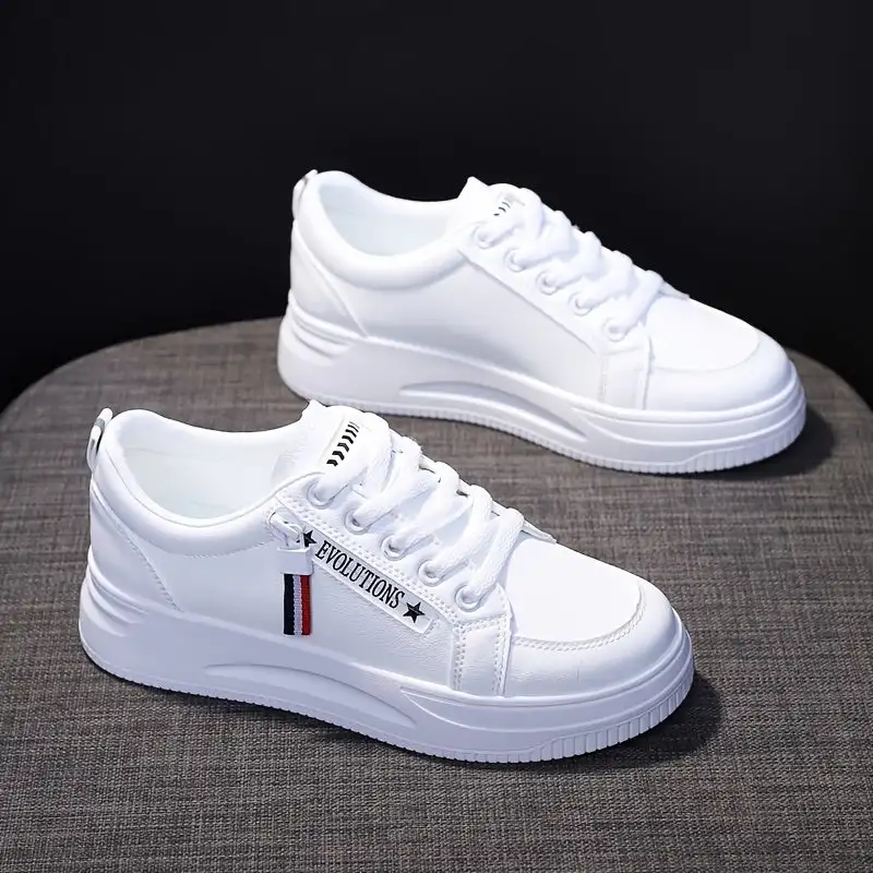 Women's Platform Lace Up Sneakers, Low Top Solid Color Casual Shoes, Women's Footwear
Women's Platform Lace Up Sneakers, Low Top Solid Color Casual Shoes, Women's Footwear