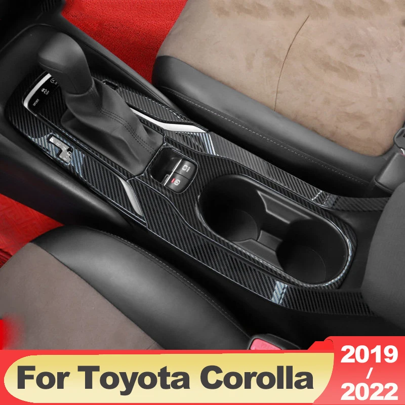 

Для Toyota Corolla E210 2019 2020 2021 2022 12th нержавеющая коробка переключения передач для автомобильной консоли панель переключения передач отделка рамка наклейка полоски