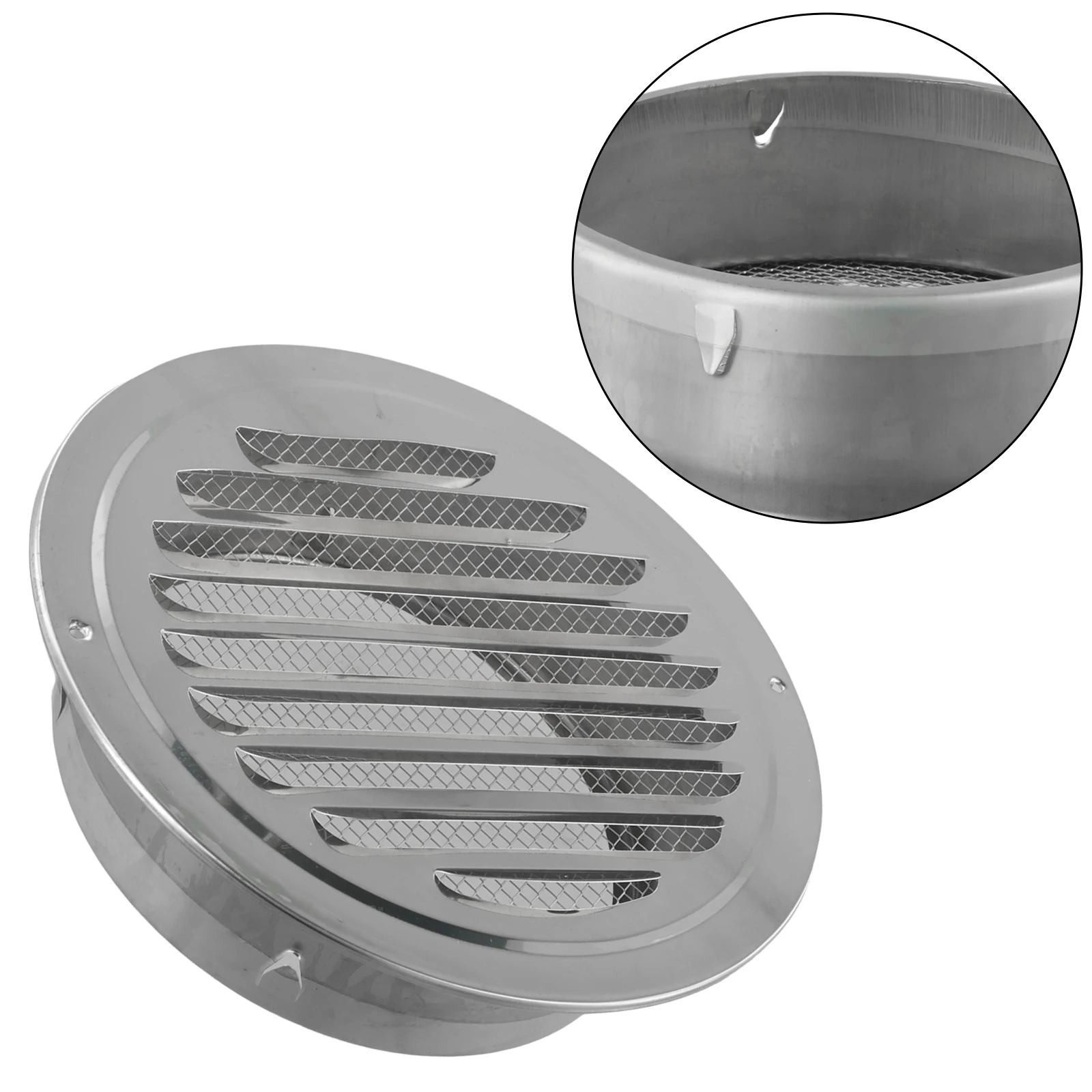 1pcs Round Stainless Steel Air Vent Grille Insect Protection Home Exterior Wall Ducting Ventilation Tools /70-300mm
1pcs Round Stainless Steel Air Vent Grille Insect Protection Home Exterior Wall Ducting Ventilation Tools /70-300mm