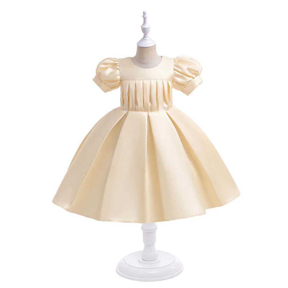 Champagne Short Sleeves Flower Girl Dresses For Girl 4-10 Y First Communion Junior Concert Formal Elegant Banquet Gowns
Champagne Short Sleeves Flower Girl Dresses For Girl 4-10 Y First Communion Junior Concert Formal Elegant Banquet Gowns