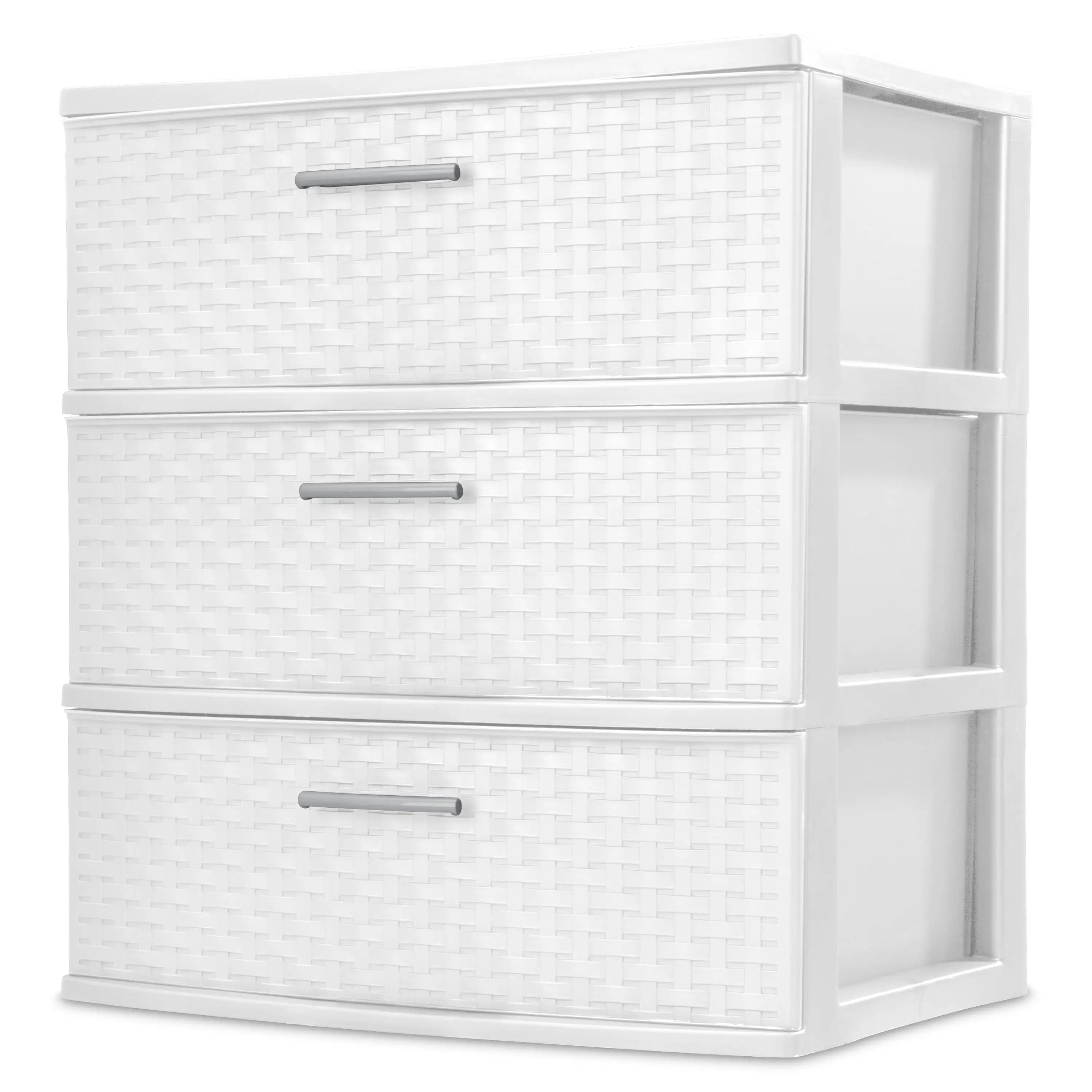 

Sterilite 3 Drawer Wide Weave Tower White