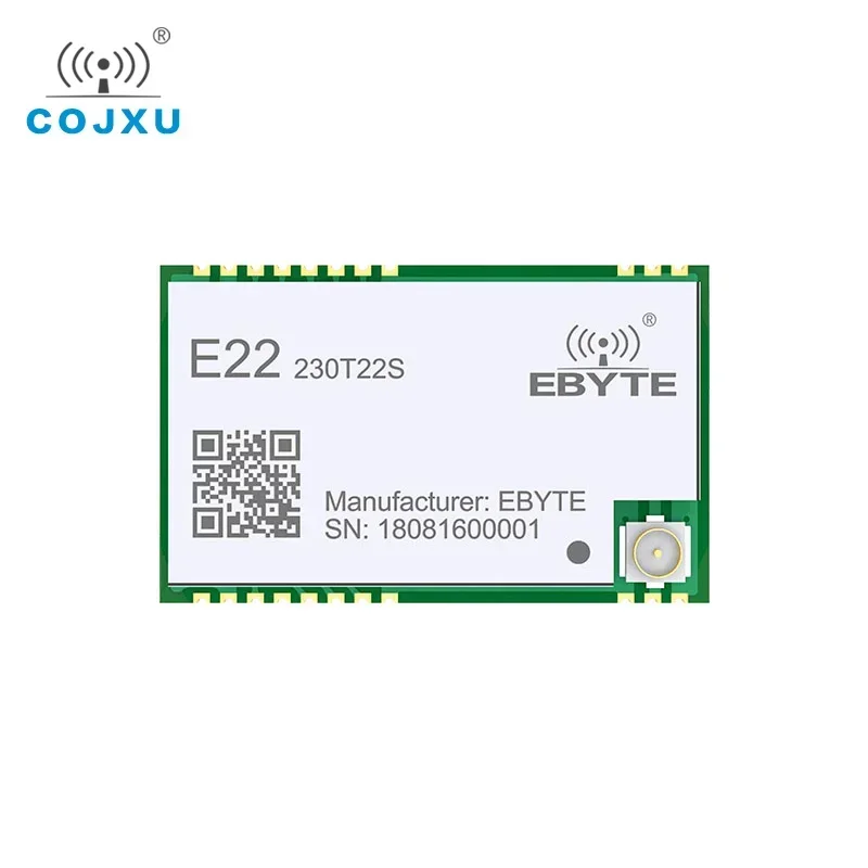 

Wireless LoRa Module E22-230T22S TCXO UART Wireless Module 220-236MHz Transceiver 230Mhz IoT SMD IPEX Interface