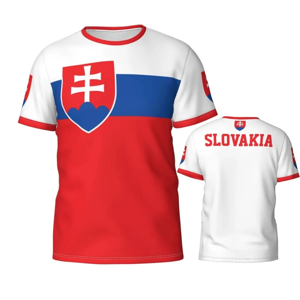 Slovak flag National emblem 3D printed T-shirts men's and women's jerseys team football fans gift
Slovak flag National emblem 3D printed T-shirts men's and women's jerseys team football fans gift
