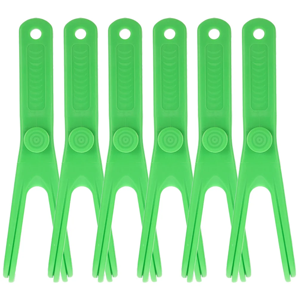 

6 Pcs Dental Floss Sticks Sticks Sticks Holder Tooth Picks Replace Reusable Pp Refillable Oral Cleaning Tools Stick