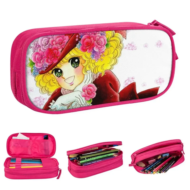 Candy Candy Anime Pencil Case Cute Candice Pencilcases Pen Box for Student Large Storage Bag Students School Zipper Accessories
Candy Candy Anime Pencil Case Cute Candice Pencilcases Pen Box for Student Large Storage Bag Students School Zipper Accessories