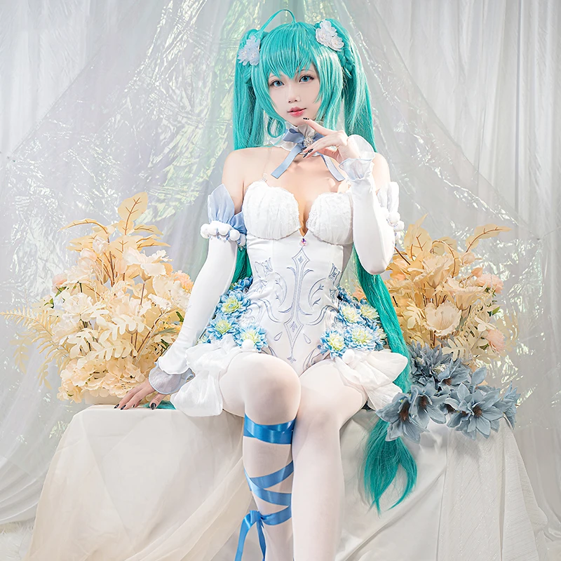 In Stock Miku Cosplay VOCALOID Miku Costume Sexy Flower Fairy White Bunny Suit Cosplay Girl Cute Bunnies Ver Jumpsuit Rabbit
In Stock Miku Cosplay VOCALOID Miku Costume Sexy Flower Fairy White Bunny Suit Cosplay Girl Cute Bunnies Ver Jumpsuit Rabbit