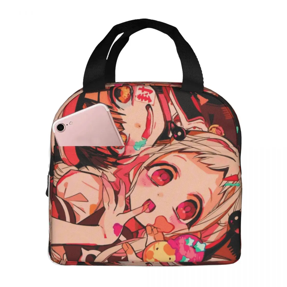 Jibaku Shounen Toilet Bound Hanako Kun Lunch Bag Portable Insulated Cooler Bags Kawaii Thermal Picnic Work Lunch Box for Women
Jibaku Shounen Toilet Bound Hanako Kun Lunch Bag Portable Insulated Cooler Bags Kawaii Thermal Picnic Work Lunch Box for Women