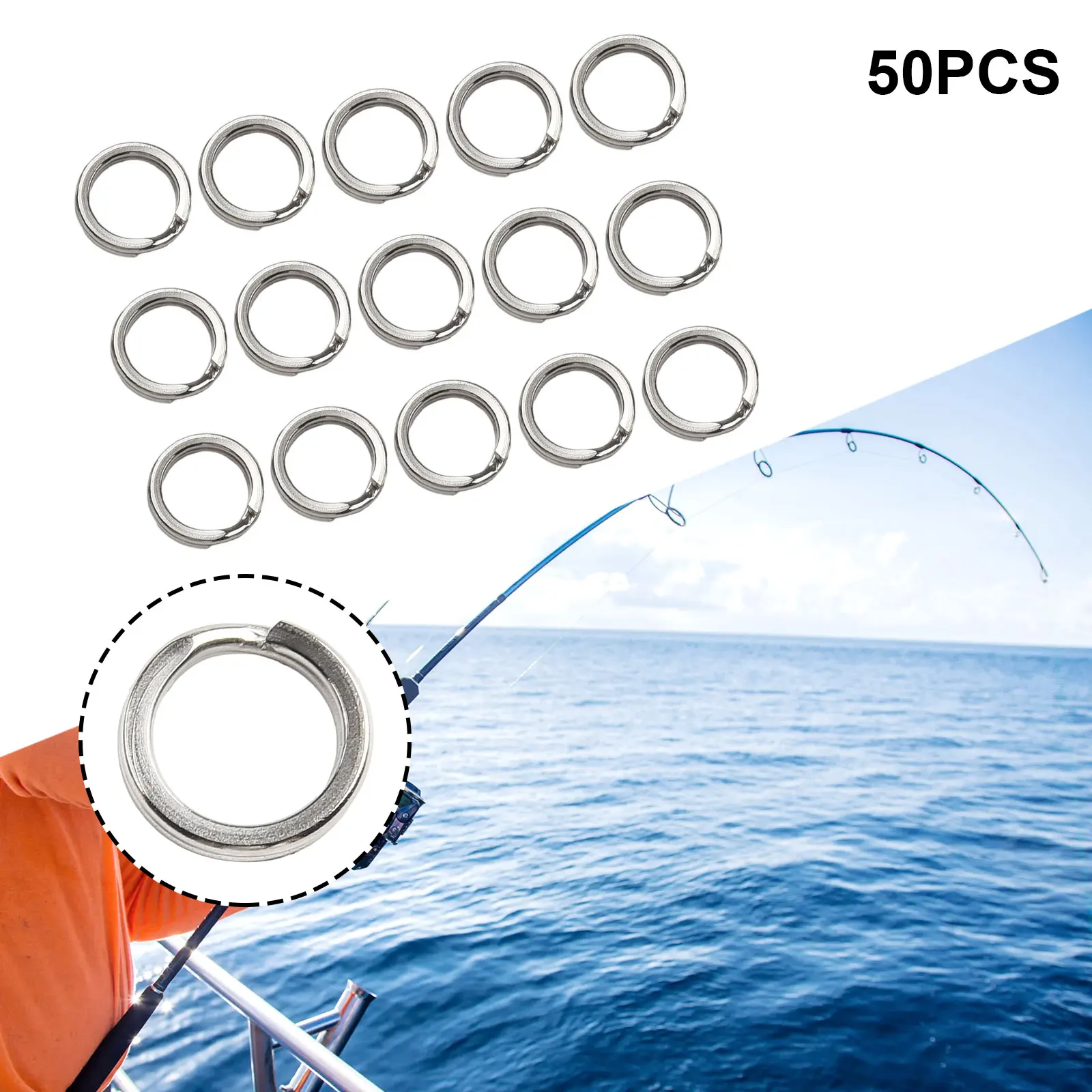 Stainless Steel Split Ring Fishing Connector Double Split Snap Lure Accessories Professional Fishing Accessories
Stainless Steel Split Ring Fishing Connector Double Split Snap Lure Accessories Professional Fishing Accessories