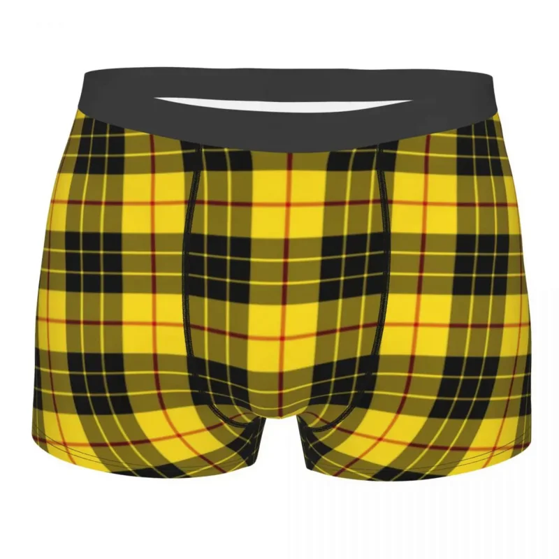 

Clan MacLeod Tartan Underwear Men Breathbale Geometric Scottish Plaid Boxer Briefs Shorts Panties Soft Underpants For Homme