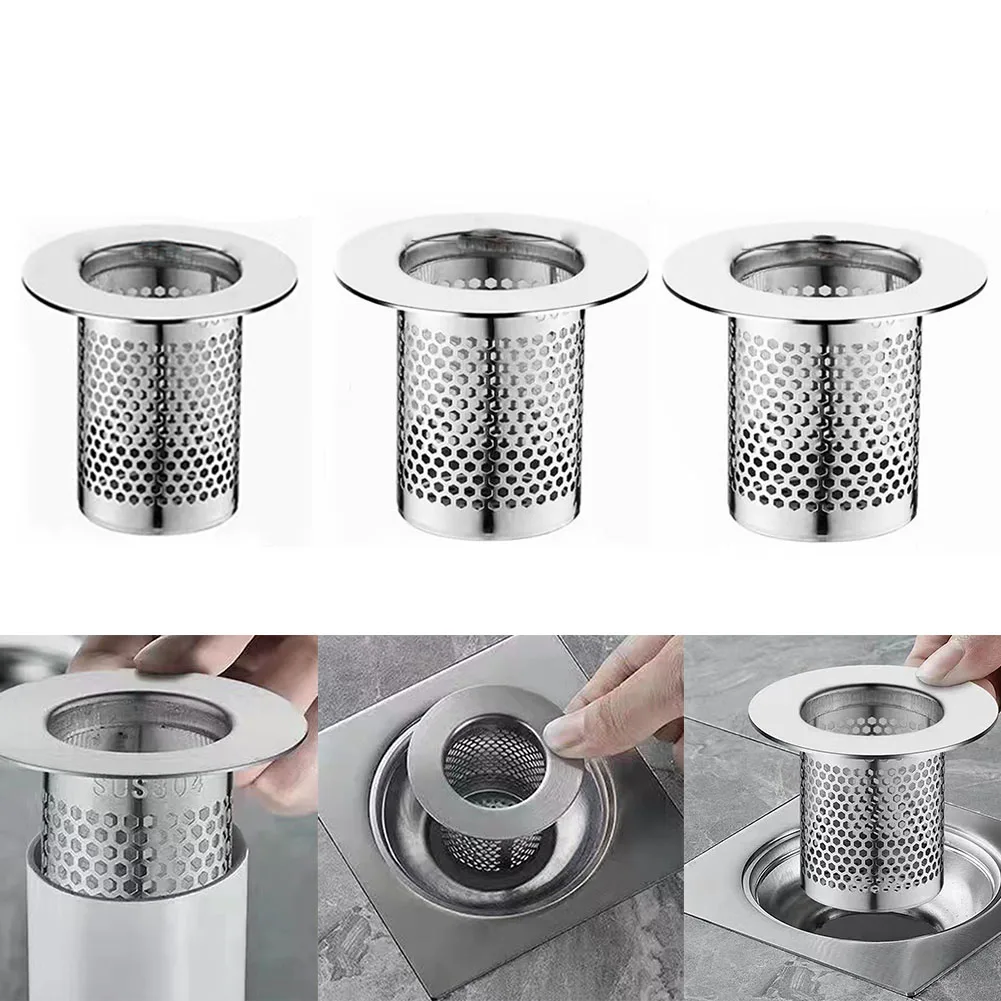 1PCS Kitchen Sink Filter Stainless Steel Mesh Sink Strainer Filter Bathroom Sink Strainer Drain Hole Filter Drainage Pipe Drain
1PCS Kitchen Sink Filter Stainless Steel Mesh Sink Strainer Filter Bathroom Sink Strainer Drain Hole Filter Drainage Pipe Drain