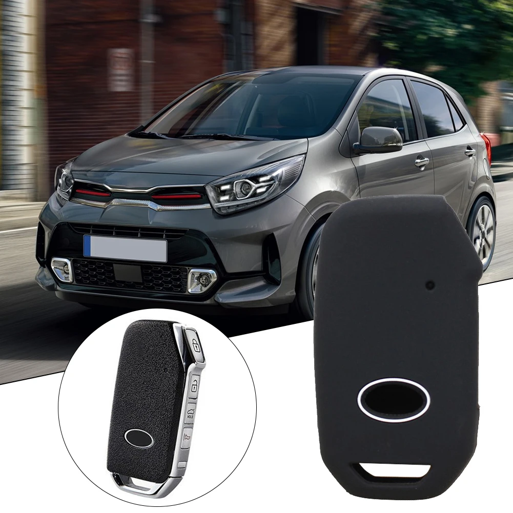 Black Silicone Remote Key Case Cover Shell For Kia EV6 2022+ For Sportage 2020 Direct Replacement Car Accessories
Black Silicone Remote Key Case Cover Shell For Kia EV6 2022+ For Sportage 2020 Direct Replacement Car Accessories