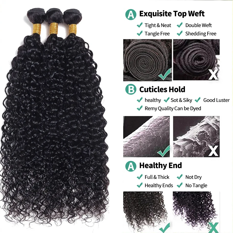 30, 40 inches Curly Human Hair Bundles Brazilian Water Deep Wave 3, 4 Bundles Raw Hair Extensions Double Weft 5 Mallzona S885fdeb446b6436c86766a599eab947eg 30, 40 inches Curly Human Hair Bundles Brazilian Water Deep Wave 3, 4 Bundles Raw Hair Extensions Double Weft Mallzona